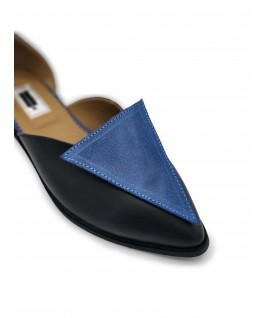 Blue Triangles Flats